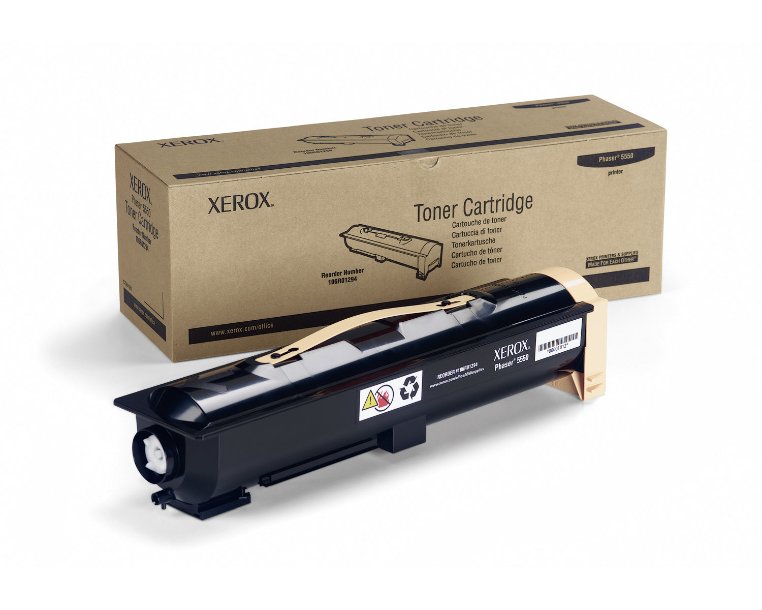 XEROX 106R01294 TONER NEGRO ALTO - XEROX 106R01294 TONER NEGRO ALTO -